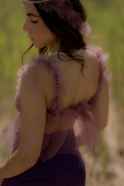 Hoor Tulle Top